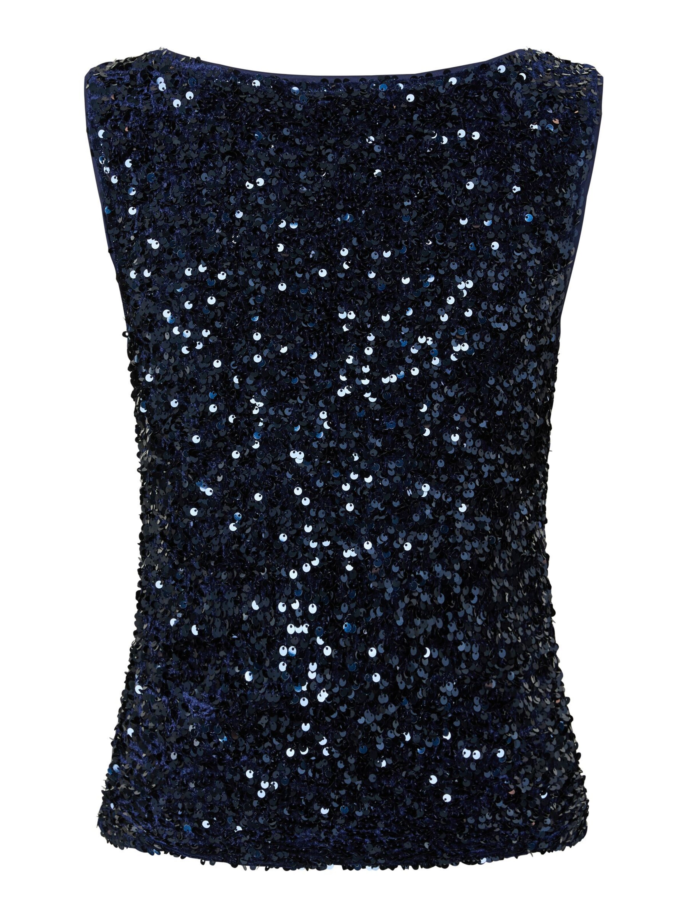 PIECES Top 'PCKAMMY' in Blue