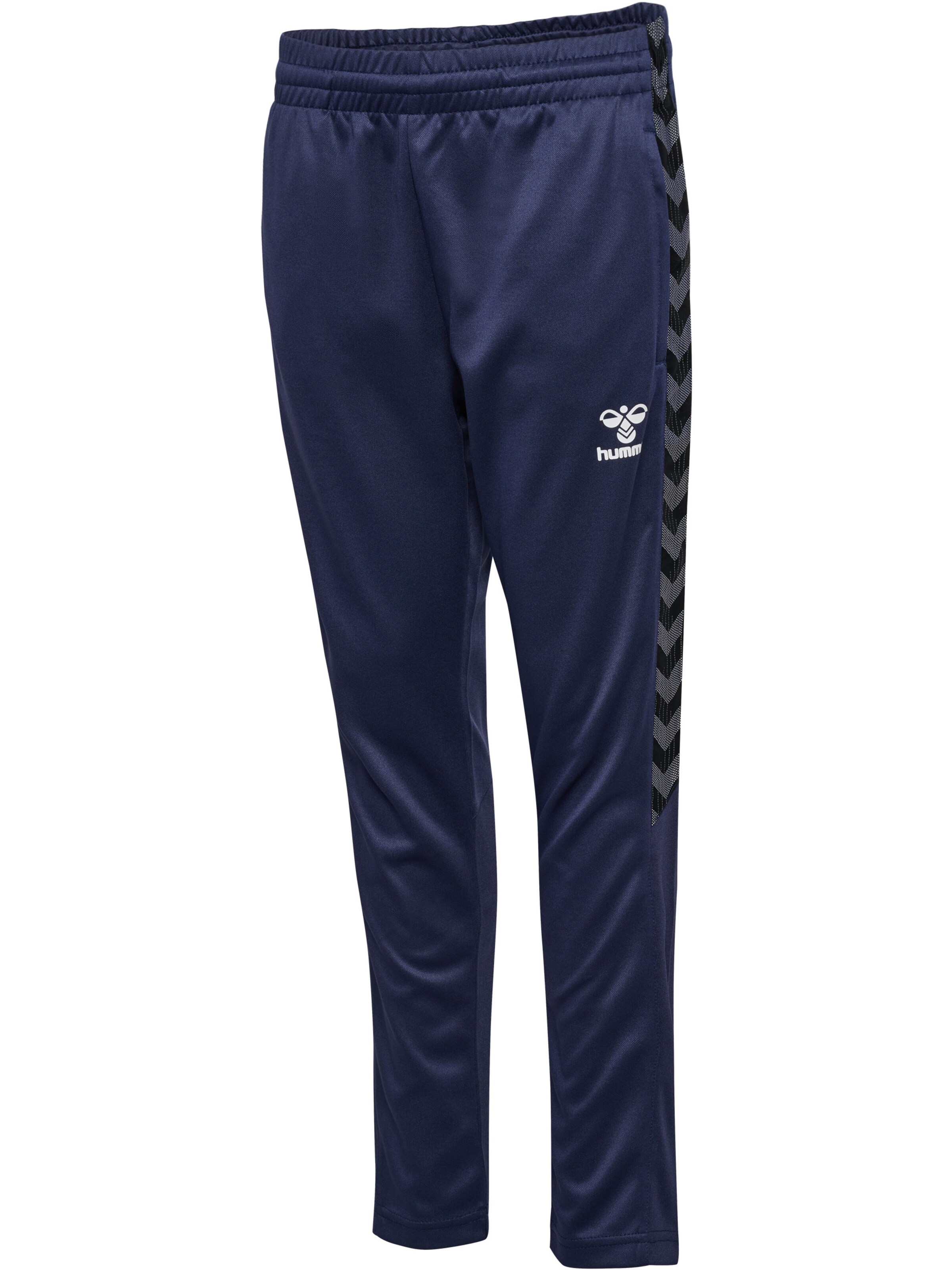 Hummel Slimfit Sportbroek in Blauw