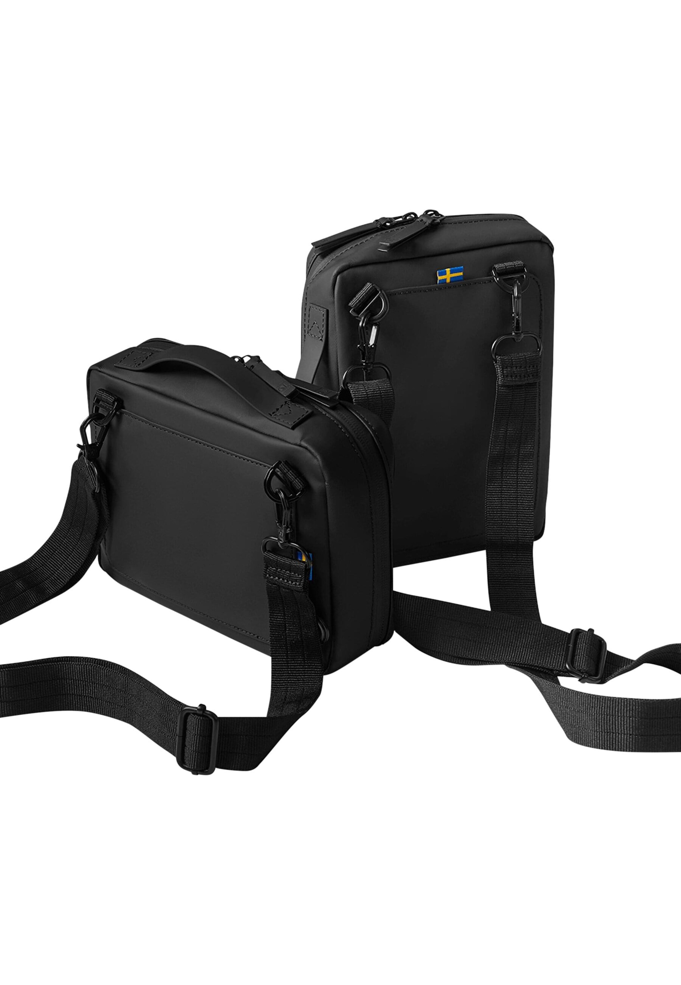 Gaston Luga Schoudertas 'Däsh' in Zwart