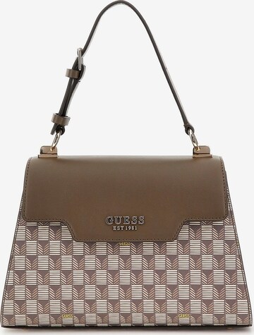 GUESS Handbag 'Hallie' in Brown: front