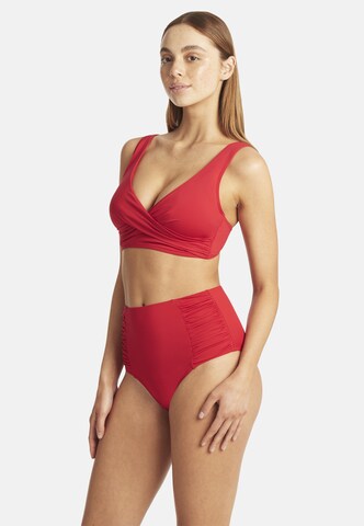 SEA LEVEL T-Shirt Bikinitop 'Essentials Edit' in Rot
