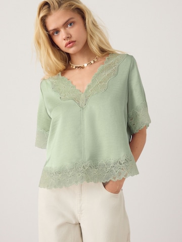 Next Blouse in Groen: voorkant