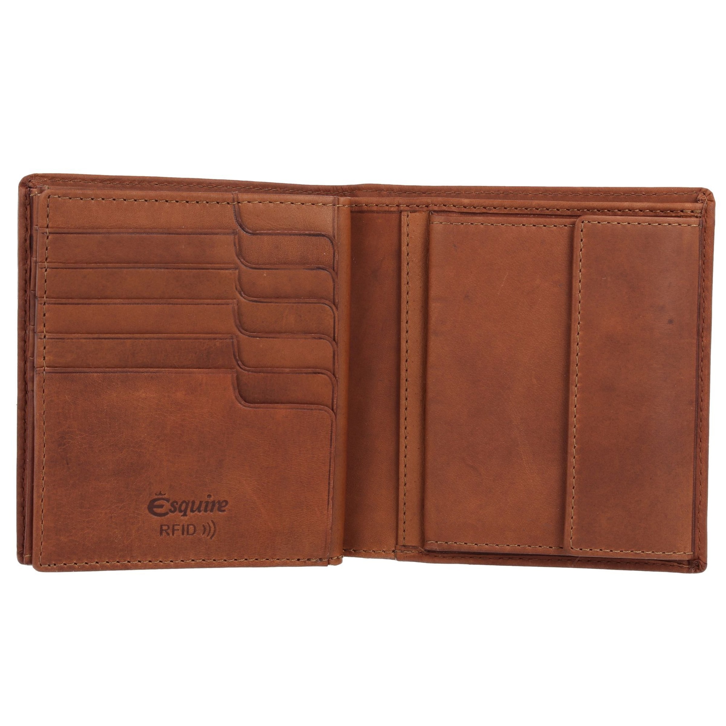 Esquire Wallet 'Dallas' in Brown