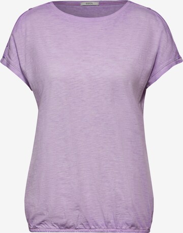 CECIL Shirt in Purple: front