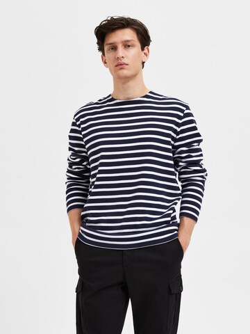 SELECTED HOMME Bluser & t-shirts 'Briac' i blå: forside