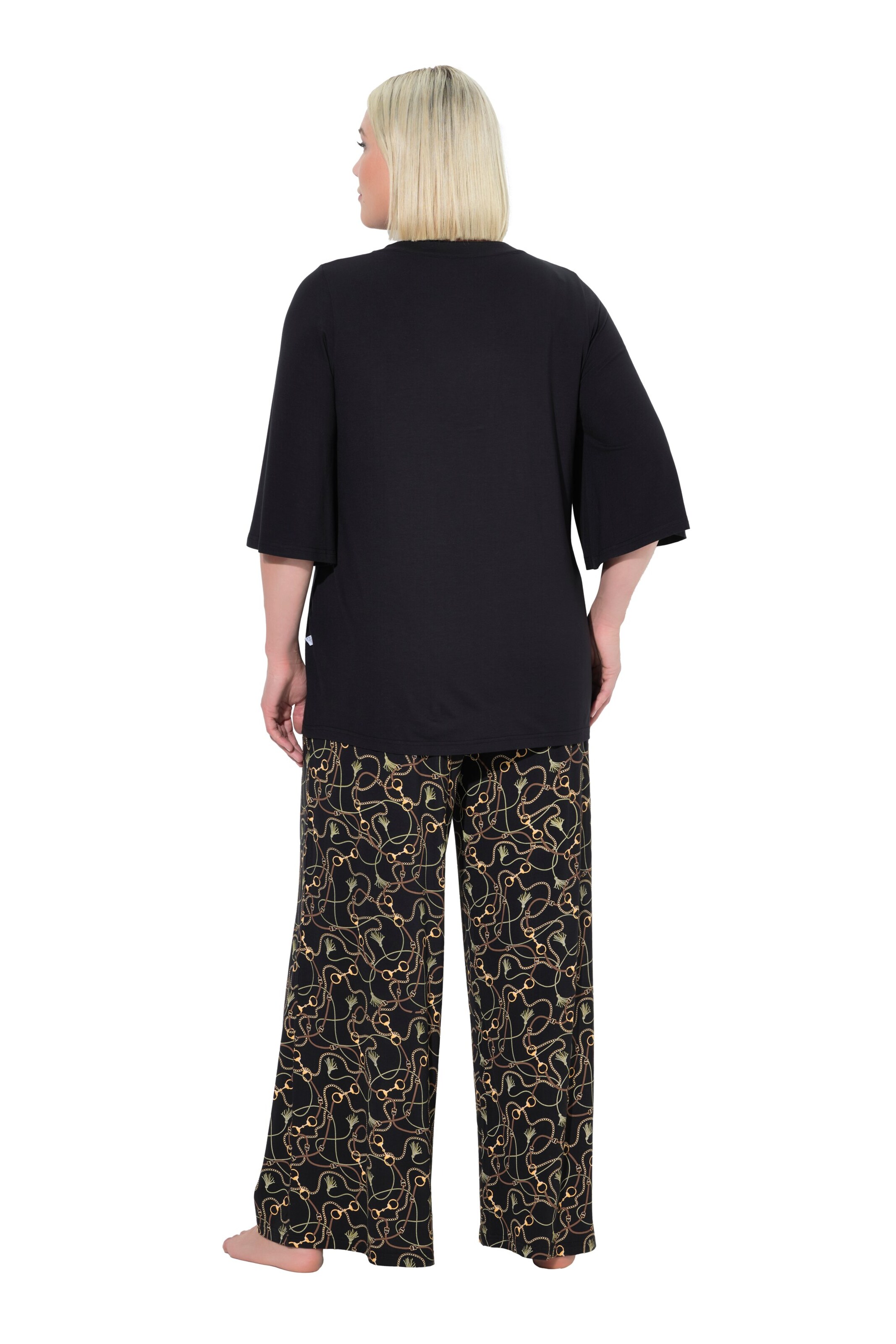 Ulla Popken Pajama in Black