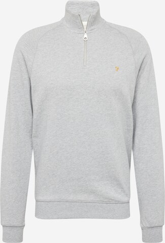 FARAH Sweatshirt 'Jim' in Grijs: voorkant