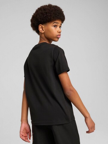 PUMA Shirt 'Puma Ess Logo Lab Summer Tee B' in Black