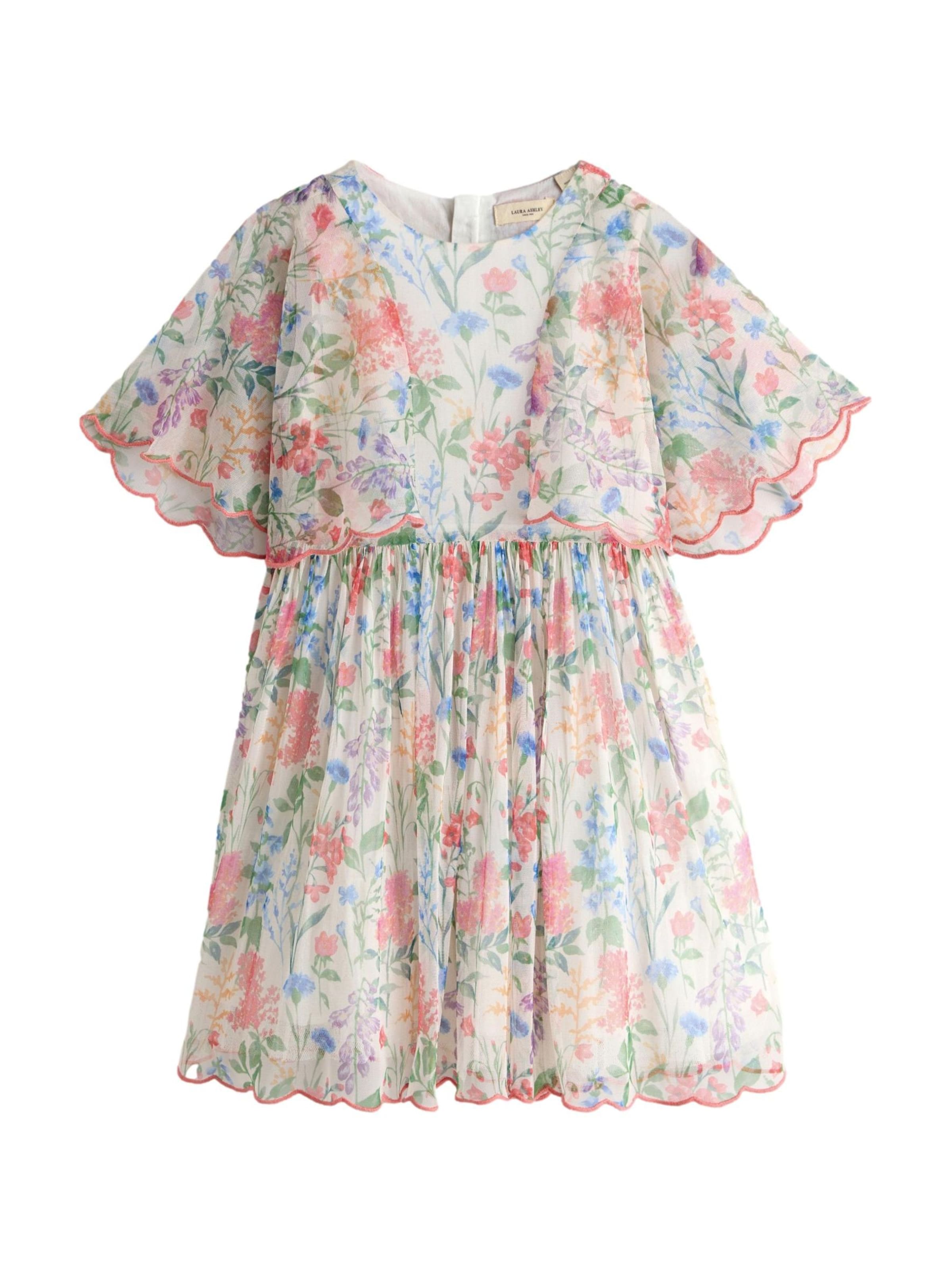 LAURA ASHLEY Jurk in Beige: voorkant