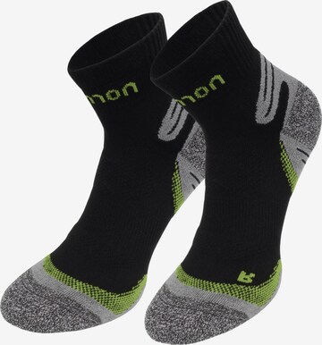 normani Athletic Socks in Black: front