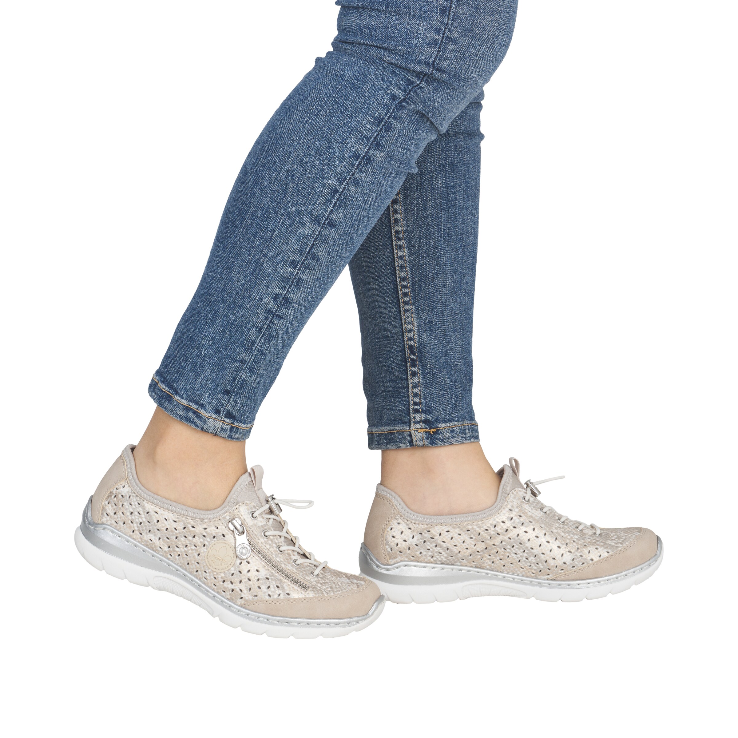 Rieker Slip-Ons in Beige