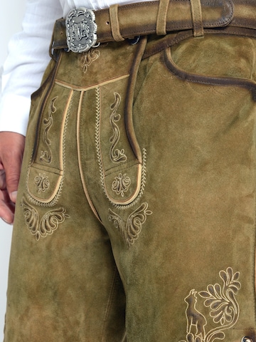 Rißberg Regular Klederdracht broek in Beige