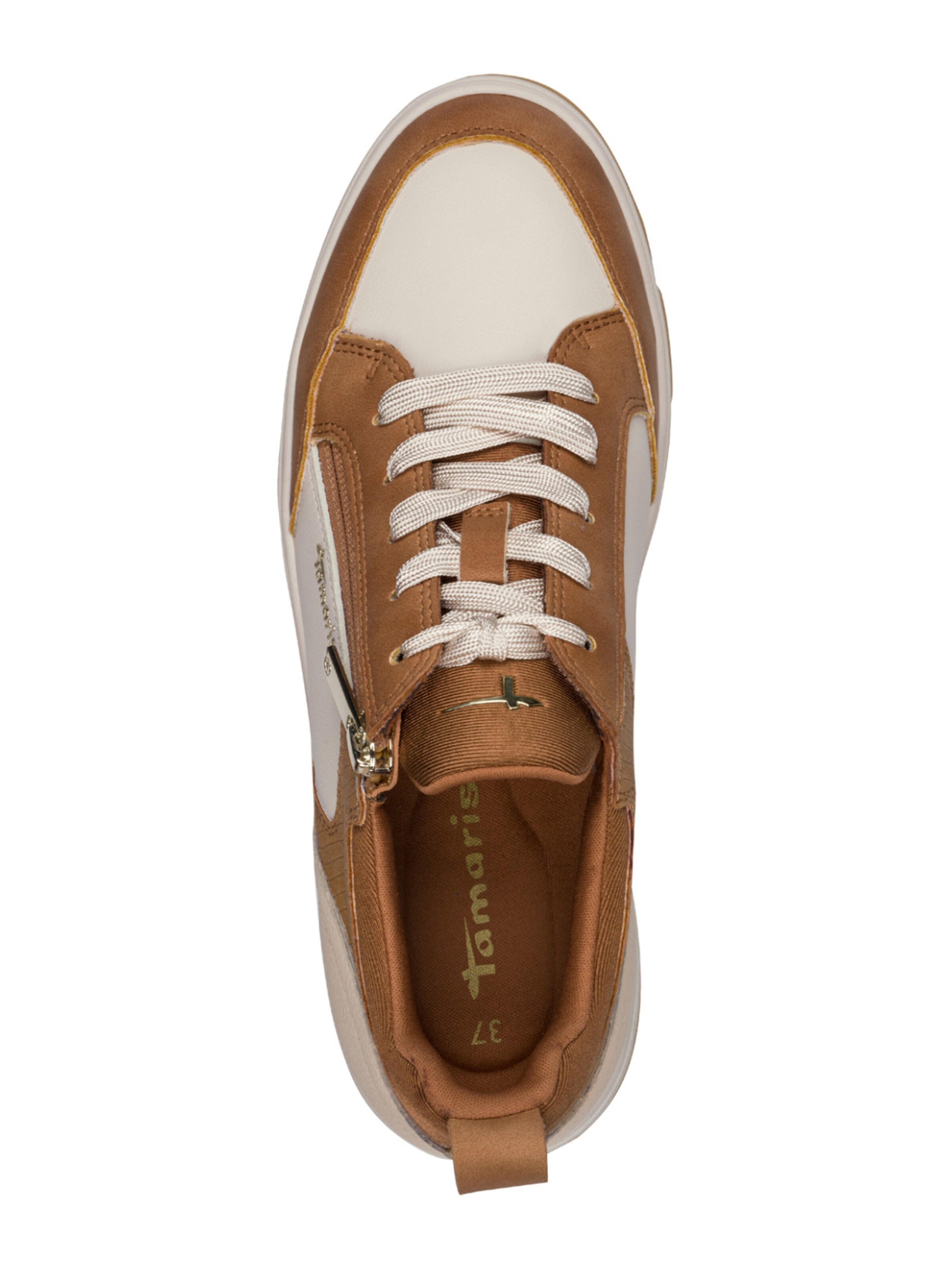 TamarisNiske tenisice - smeđa boja