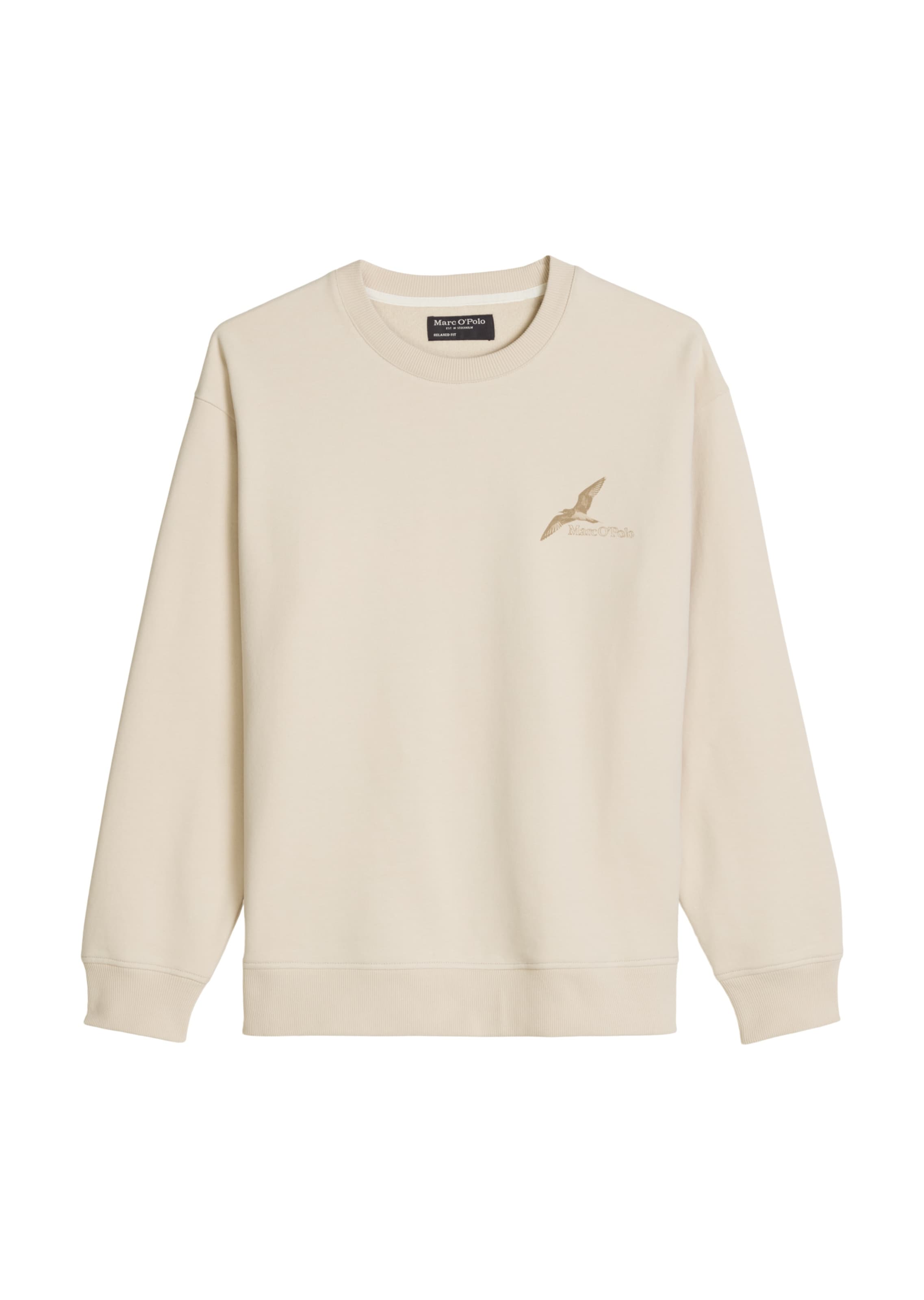 Marc O'Polo Sweatshirt in Beige: Vorderseite