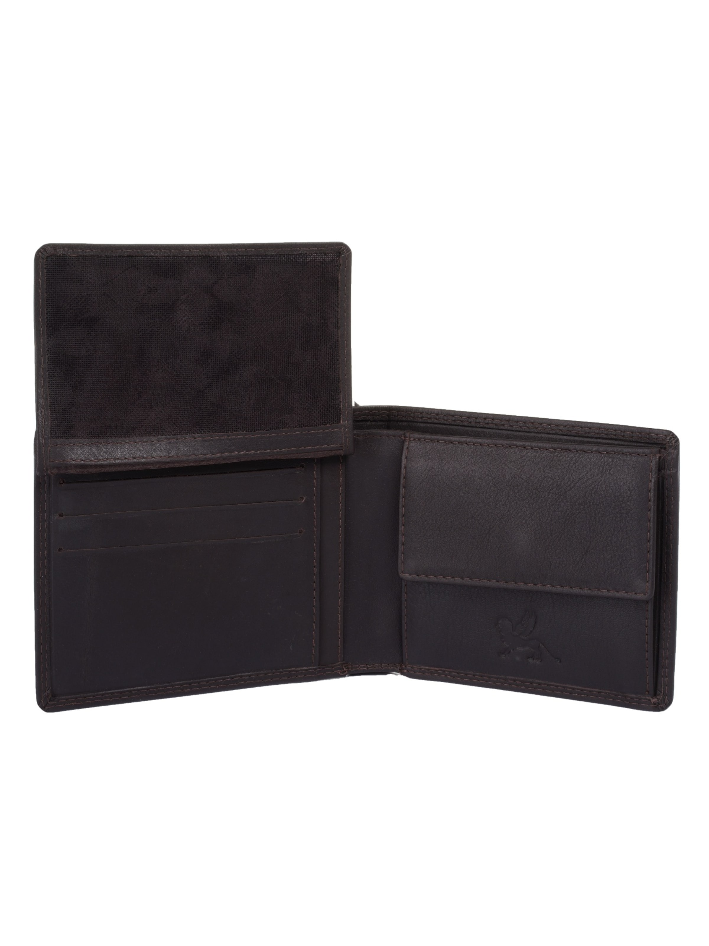 Porte-monnaies 'SUTURA' mano en marron