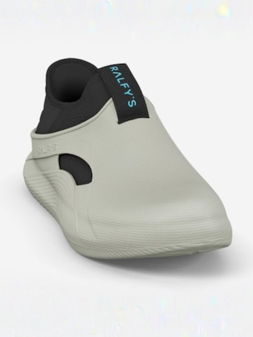 RALFY'S Classic Flats 'N1 Combo' in Grey: front