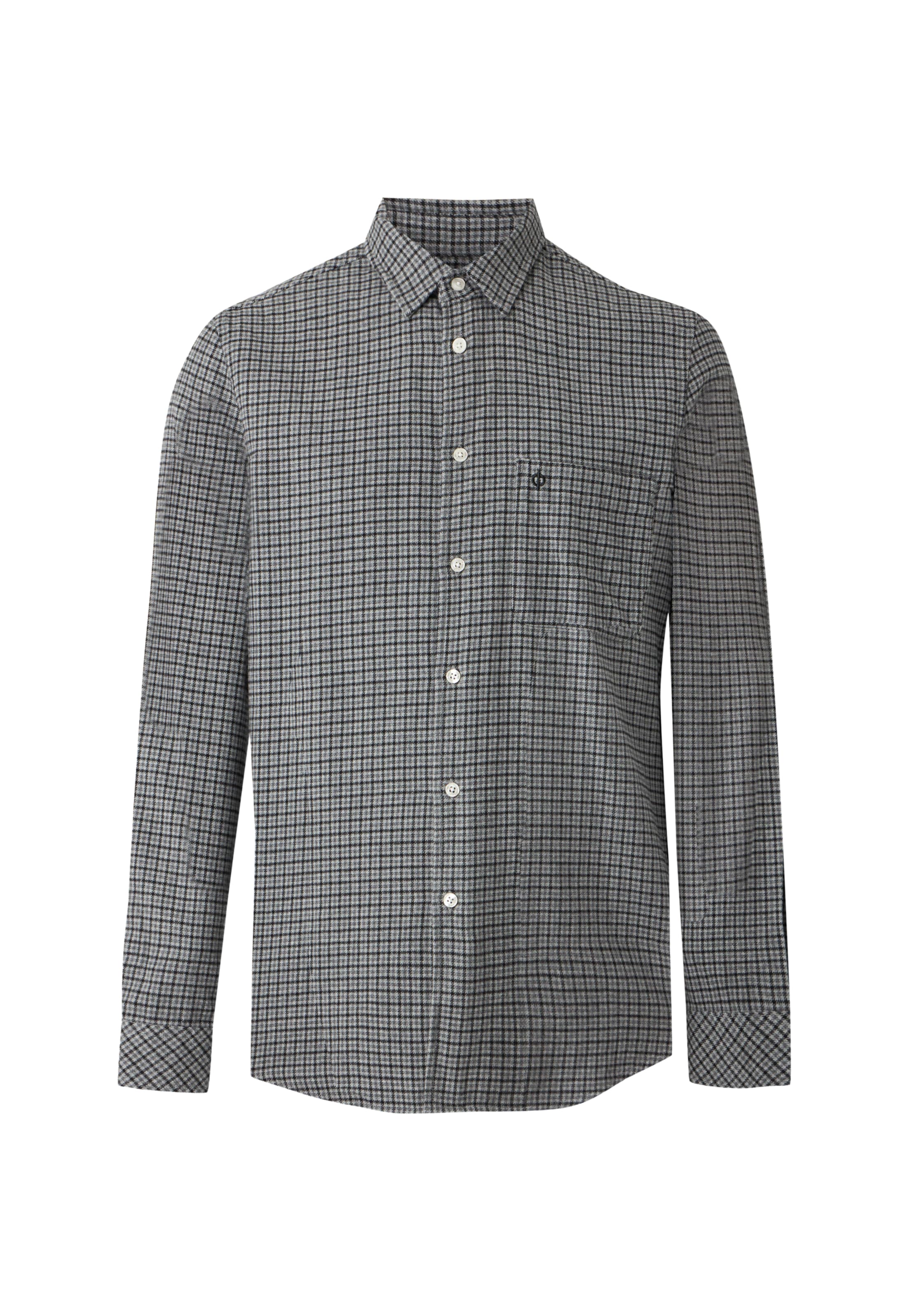 Coupe regular Chemise 'Saliam' Samsøe Samsøe en gris : devant