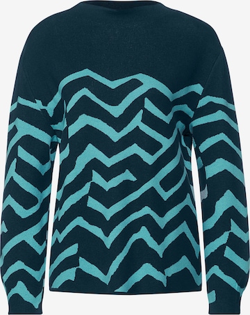 STREET ONE - Pullover em azul: frente