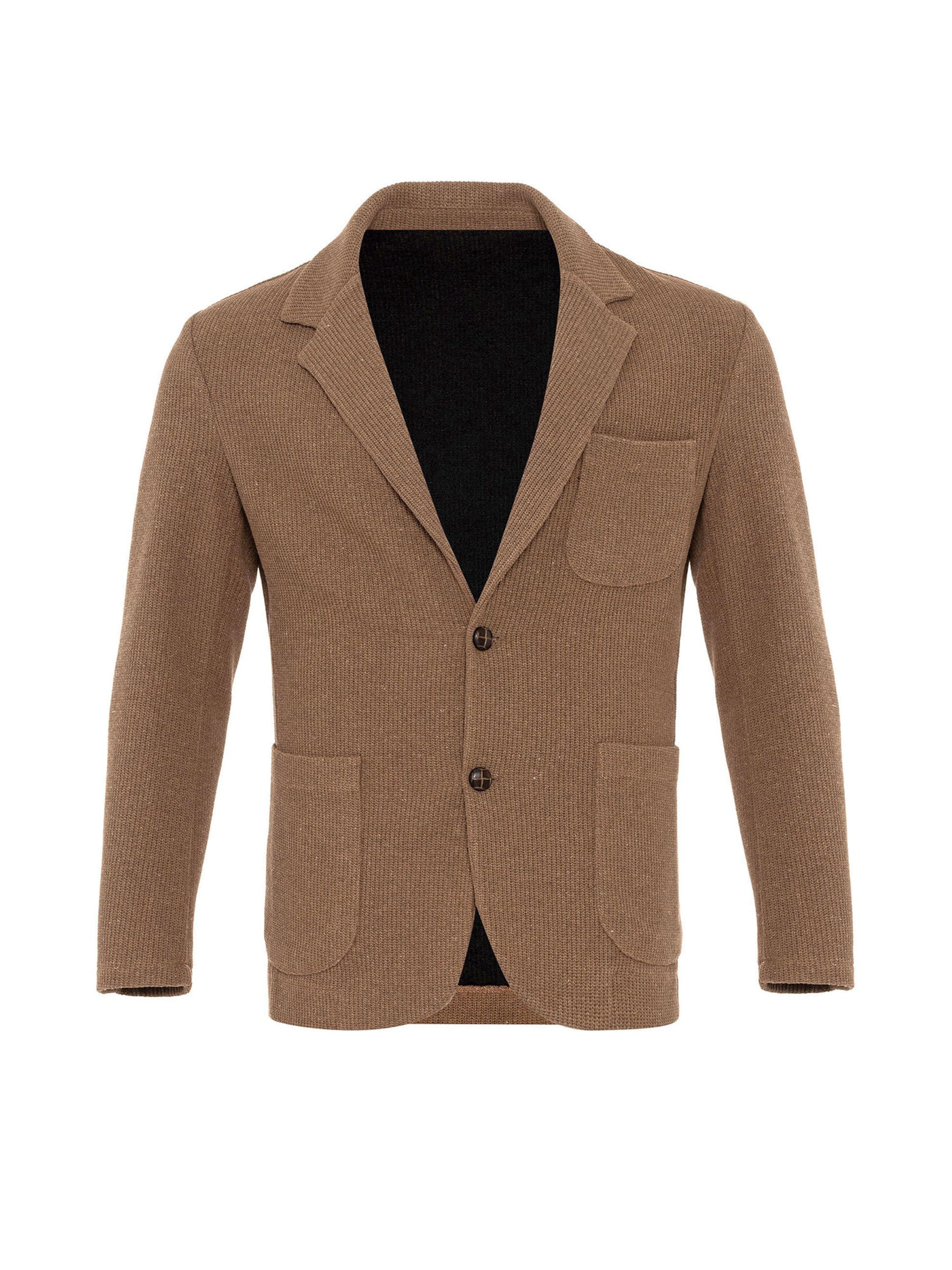 Antioch Regular fit Zakó - barna: elől