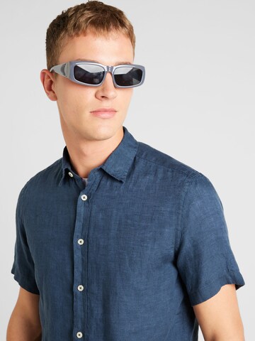 UNITED COLORS OF BENETTON Regular Fit Hemd in Blau