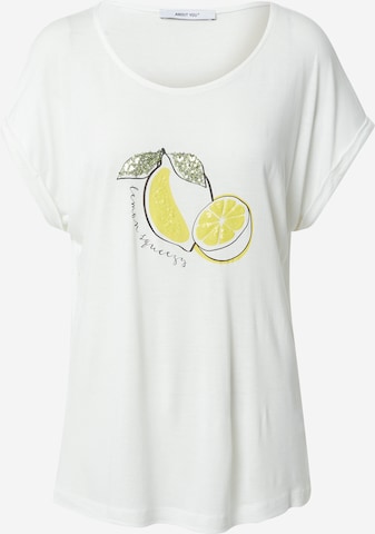 ABOUT YOU - Camiseta 'Elena' en blanco: frente