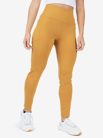 Skinny Pantaloni sportivi di Spyder in giallo