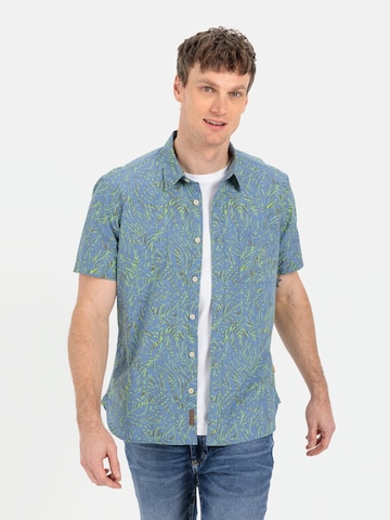 CAMEL ACTIVE Regular fit Button Up Shirt in Blue: front