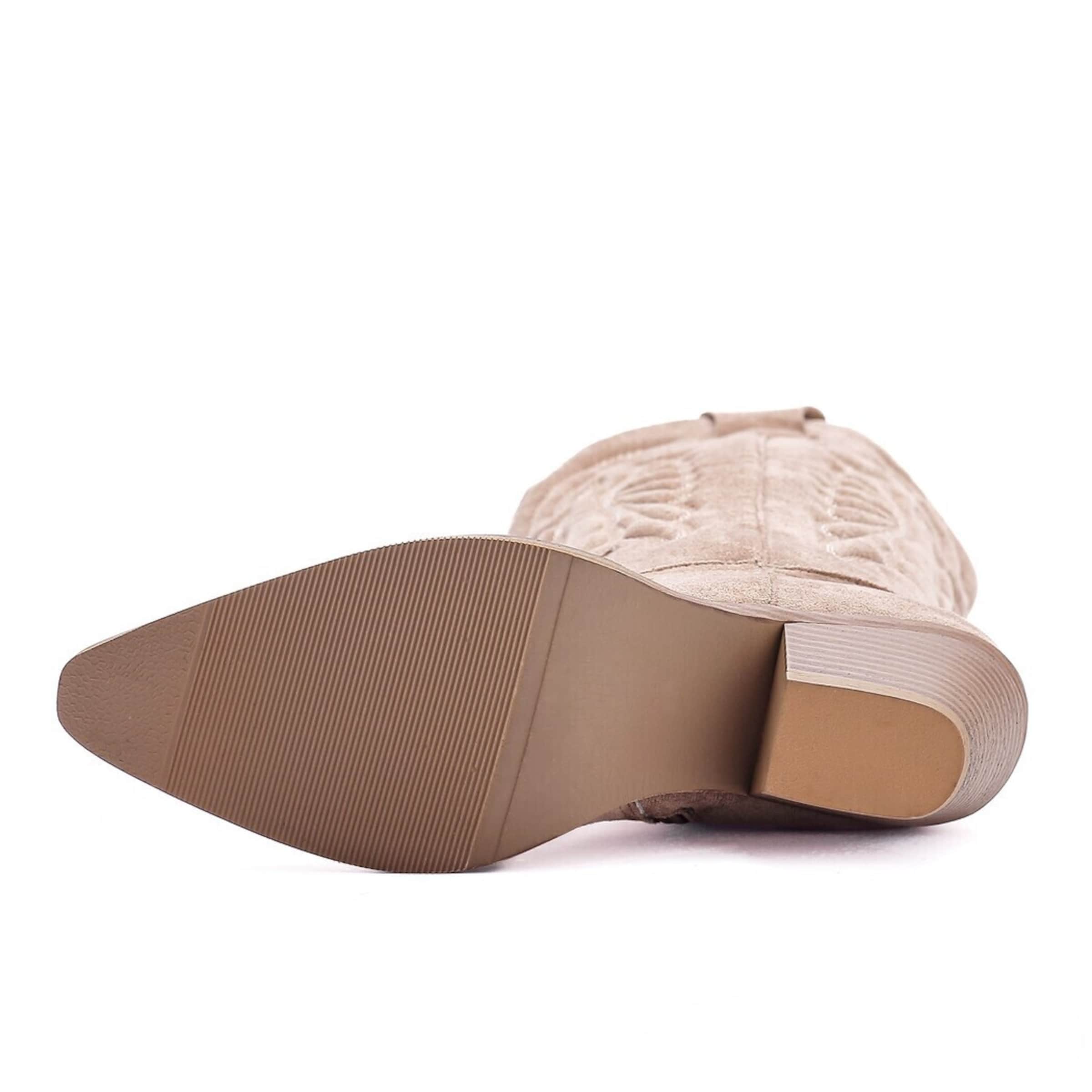 Stivale da cowboy di Elara in beige