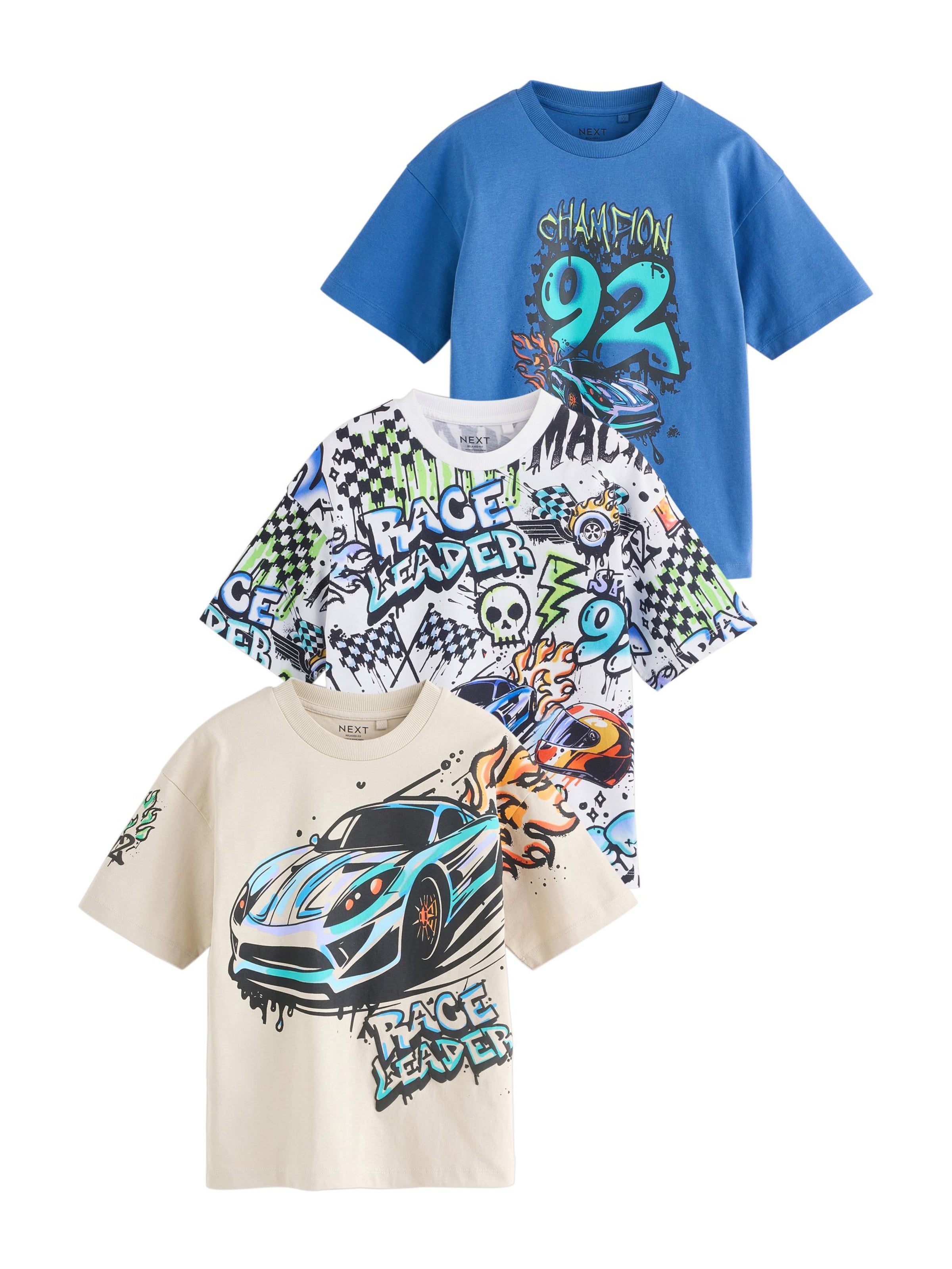 T-Shirt Next en beige : devant