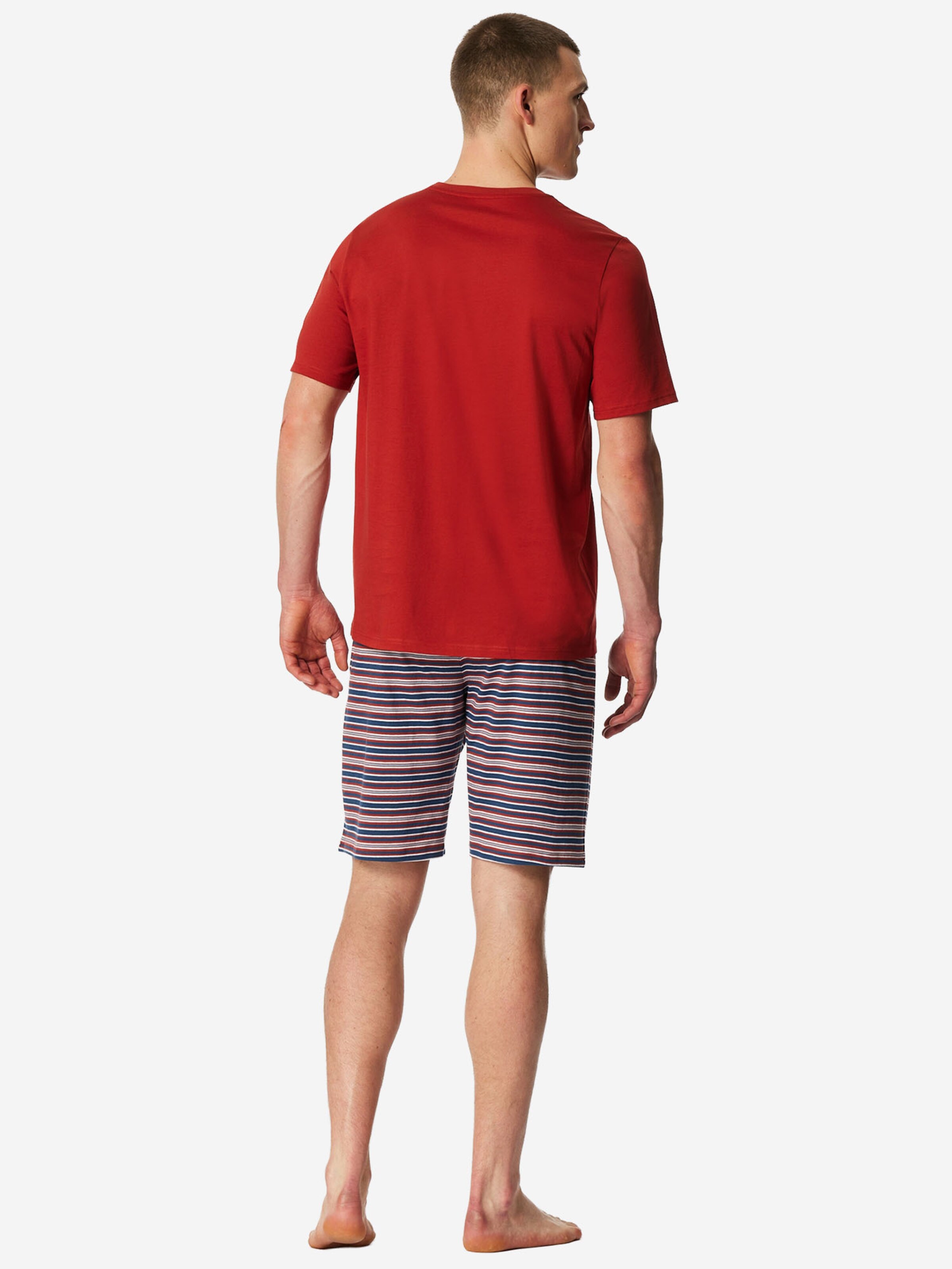 SCHIESSER Shorty ' Casual Nightwear ' in Rot