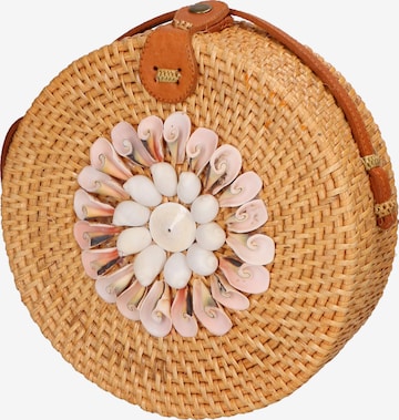 Gave Lux Schoudertas in Beige: voorkant