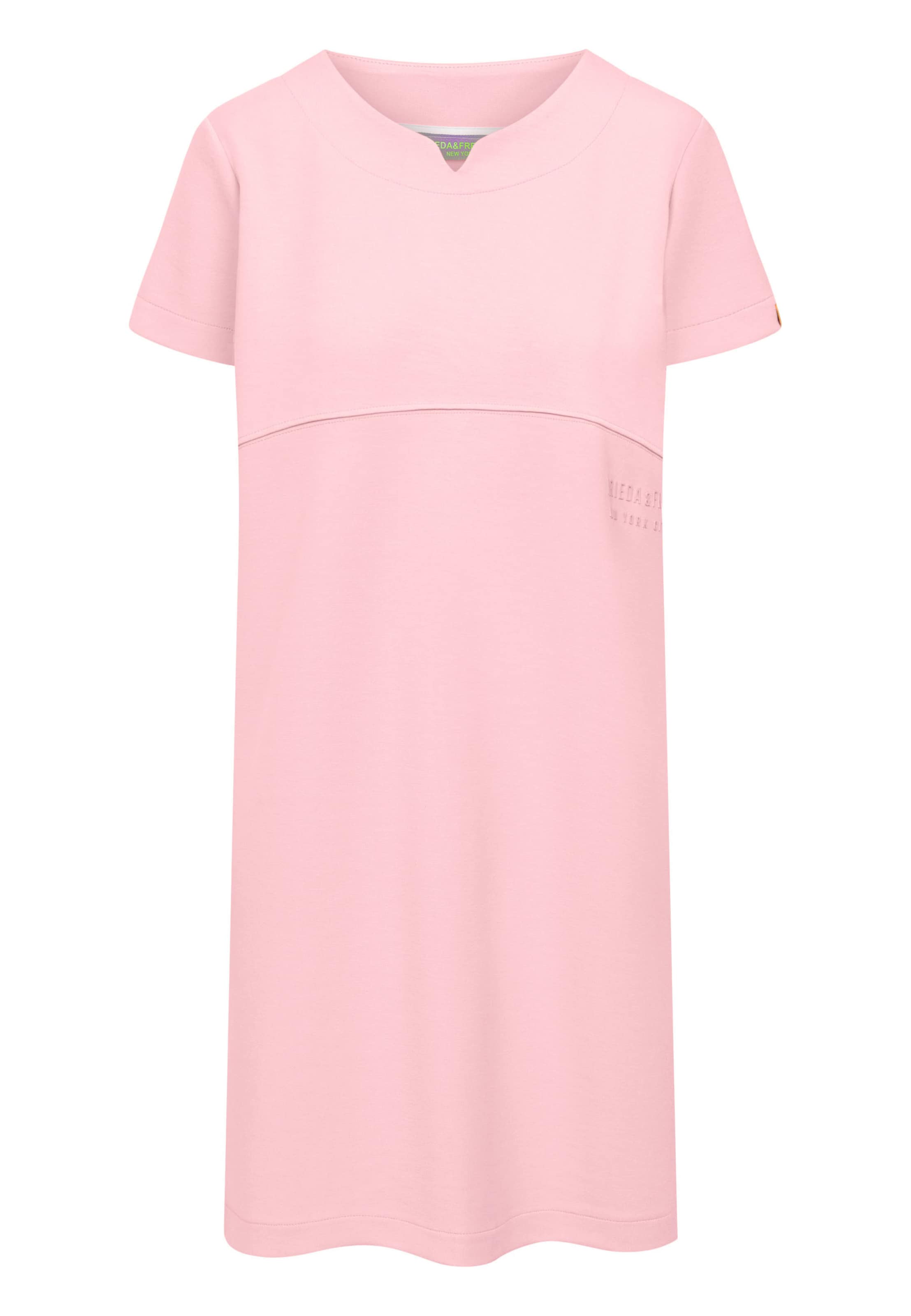 Frieda & Freddies NY Sweatkleid in Pink: Vorderseite