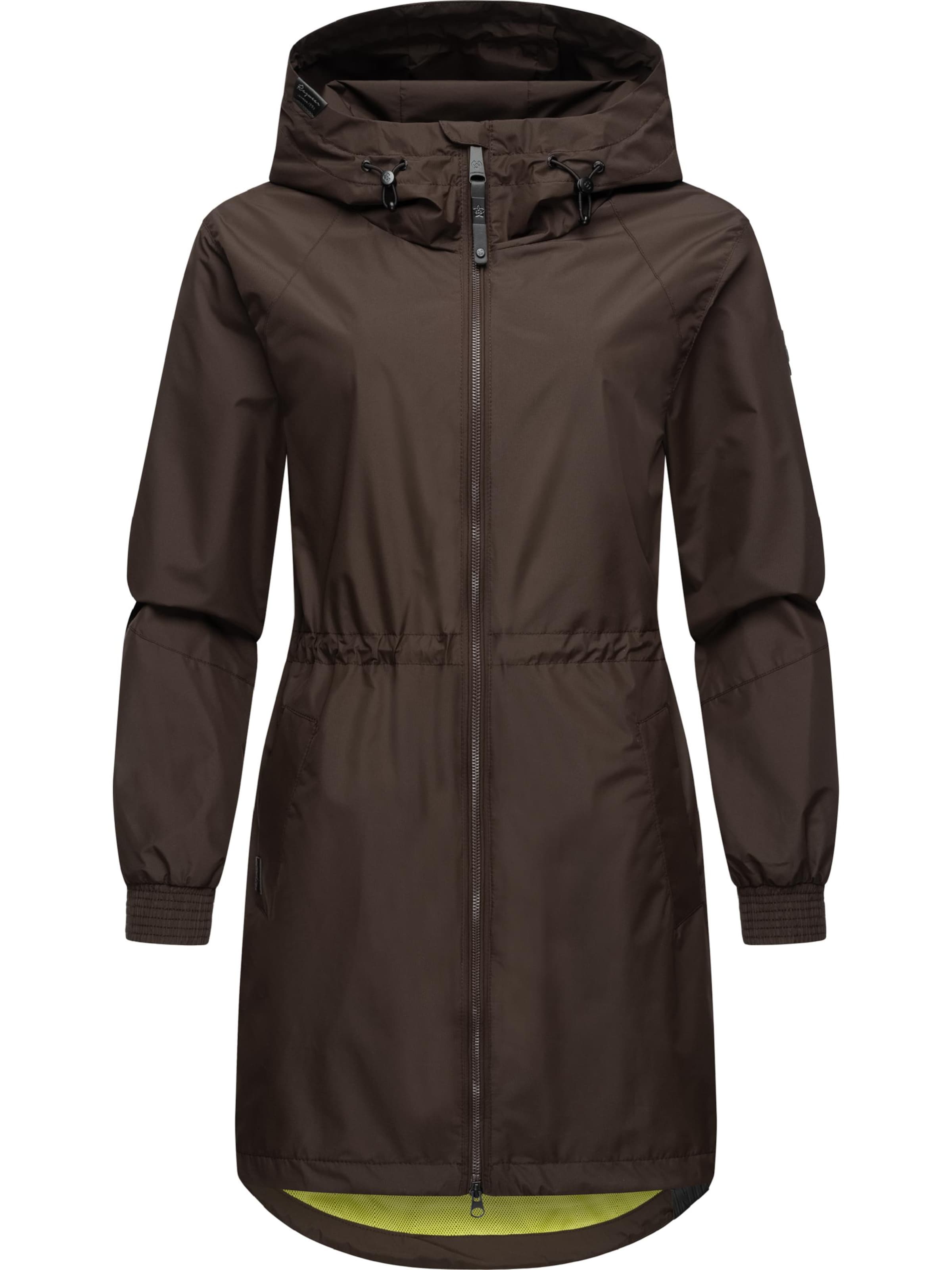 Ragwear Raincoat 'Bronja II' in Brown: front