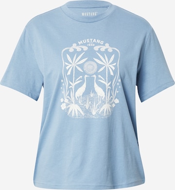 MUSTANG T-Shirt 'Alina' in Blau: predná strana