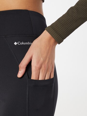 COLUMBIA Skinny Športové nohavice - Čierna