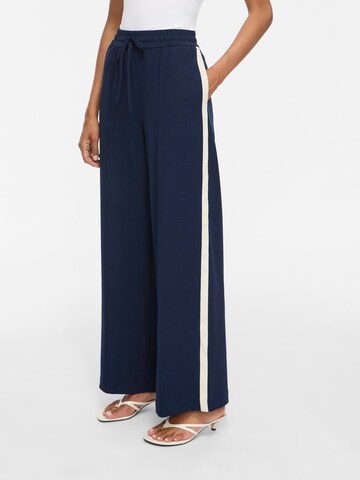 VILA Wide leg Broek 'VICLUA' in Blauw