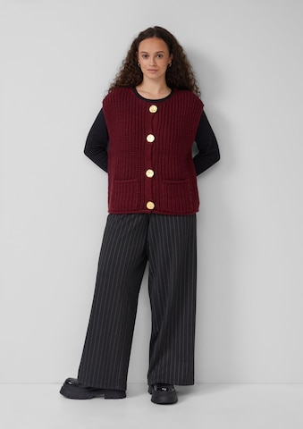 Cardigan QS en rouge