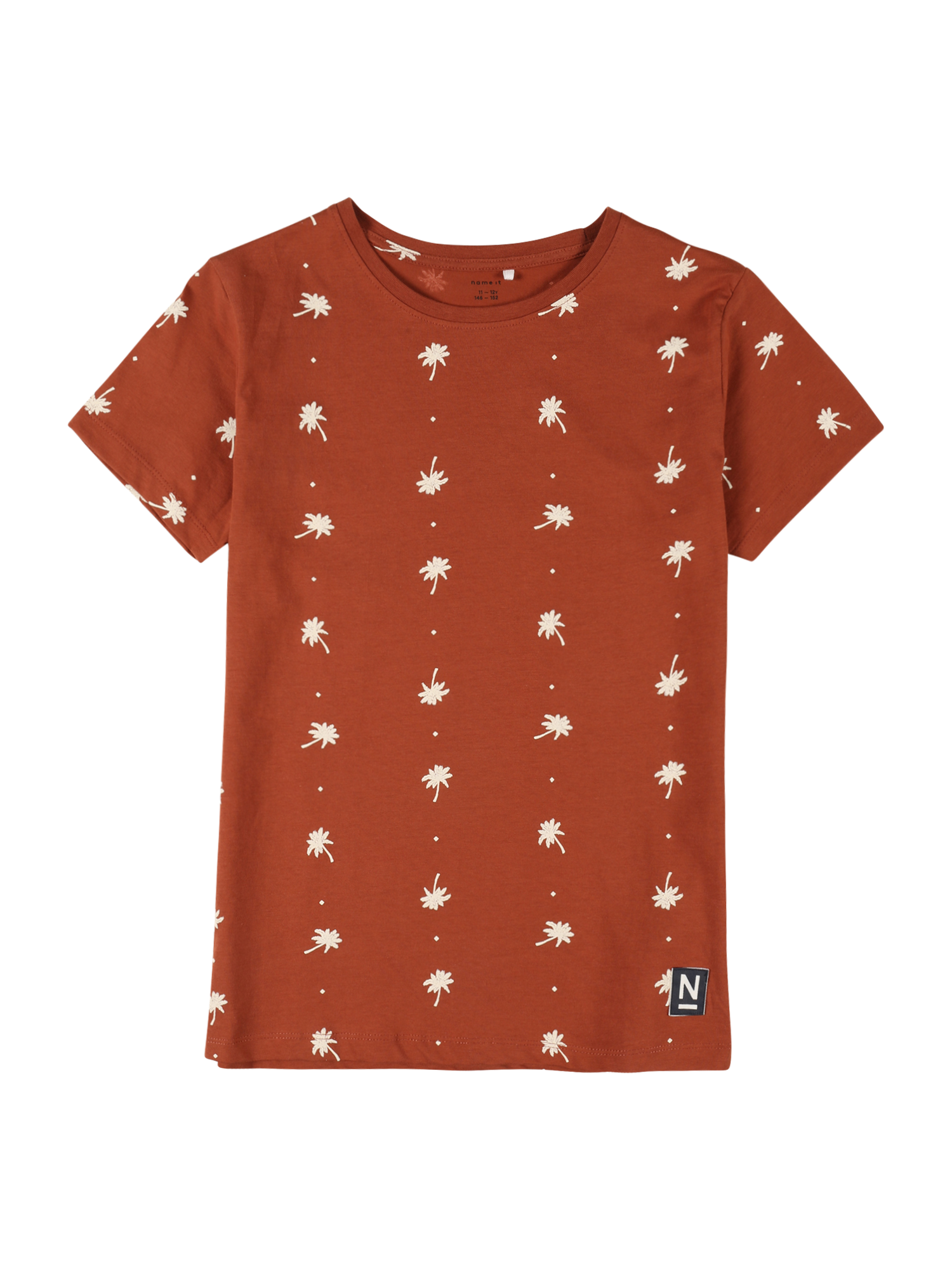 66I81 Dzieci NAME IT Koszulka TOLME w kolorze Rdzawobrązowym 