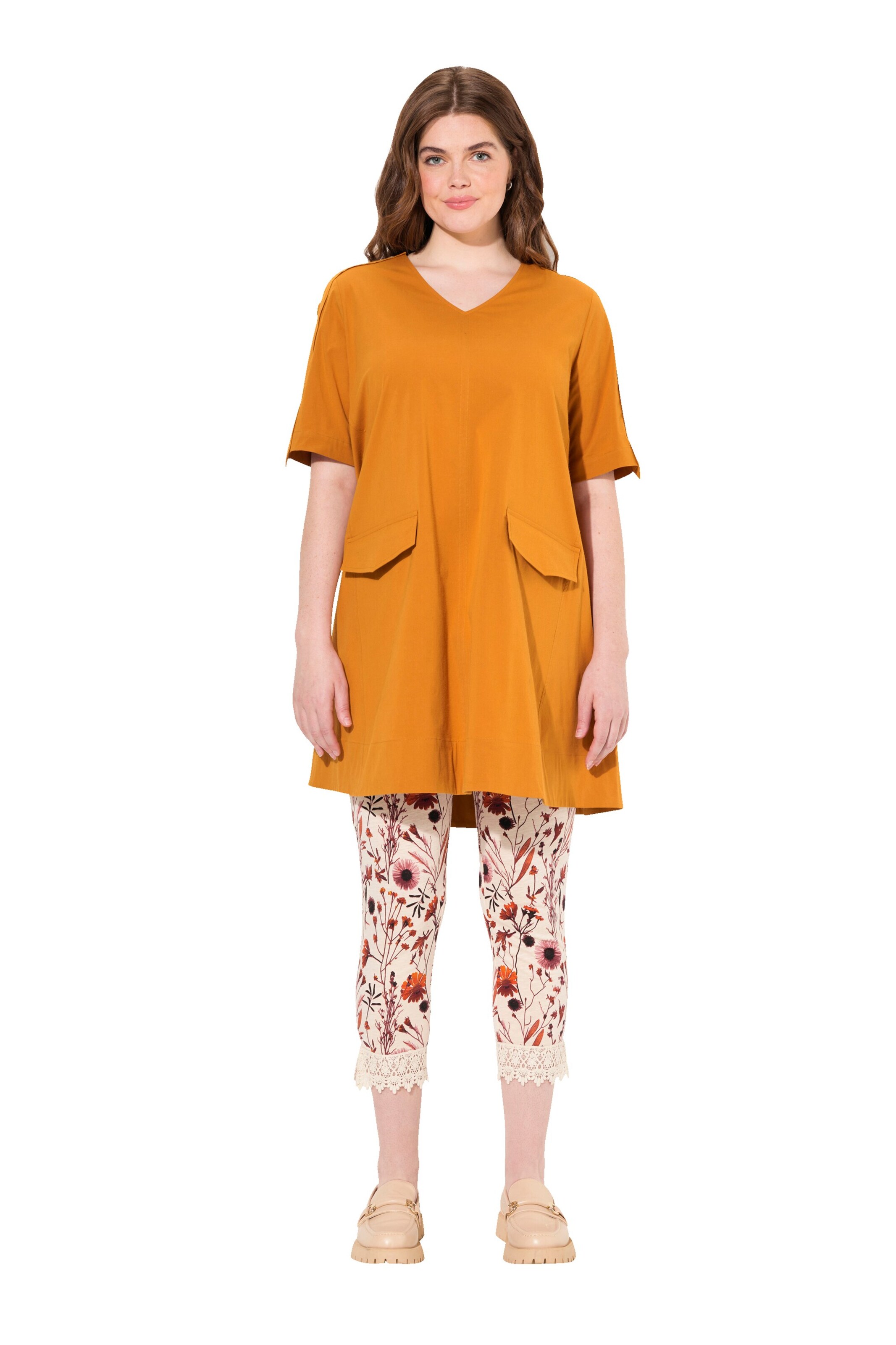 Ulla Popken Tunika in Orange: Vorderseite