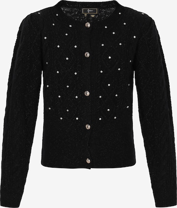Cardigan faina en noir : devant