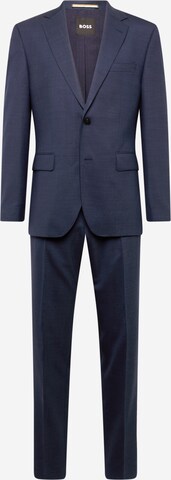 BOSS Regular Suit 'Jeckson' in Blue: front