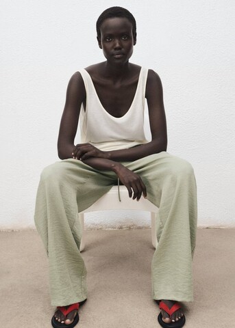 MANGO Regular Hose 'Salvia' in Grün