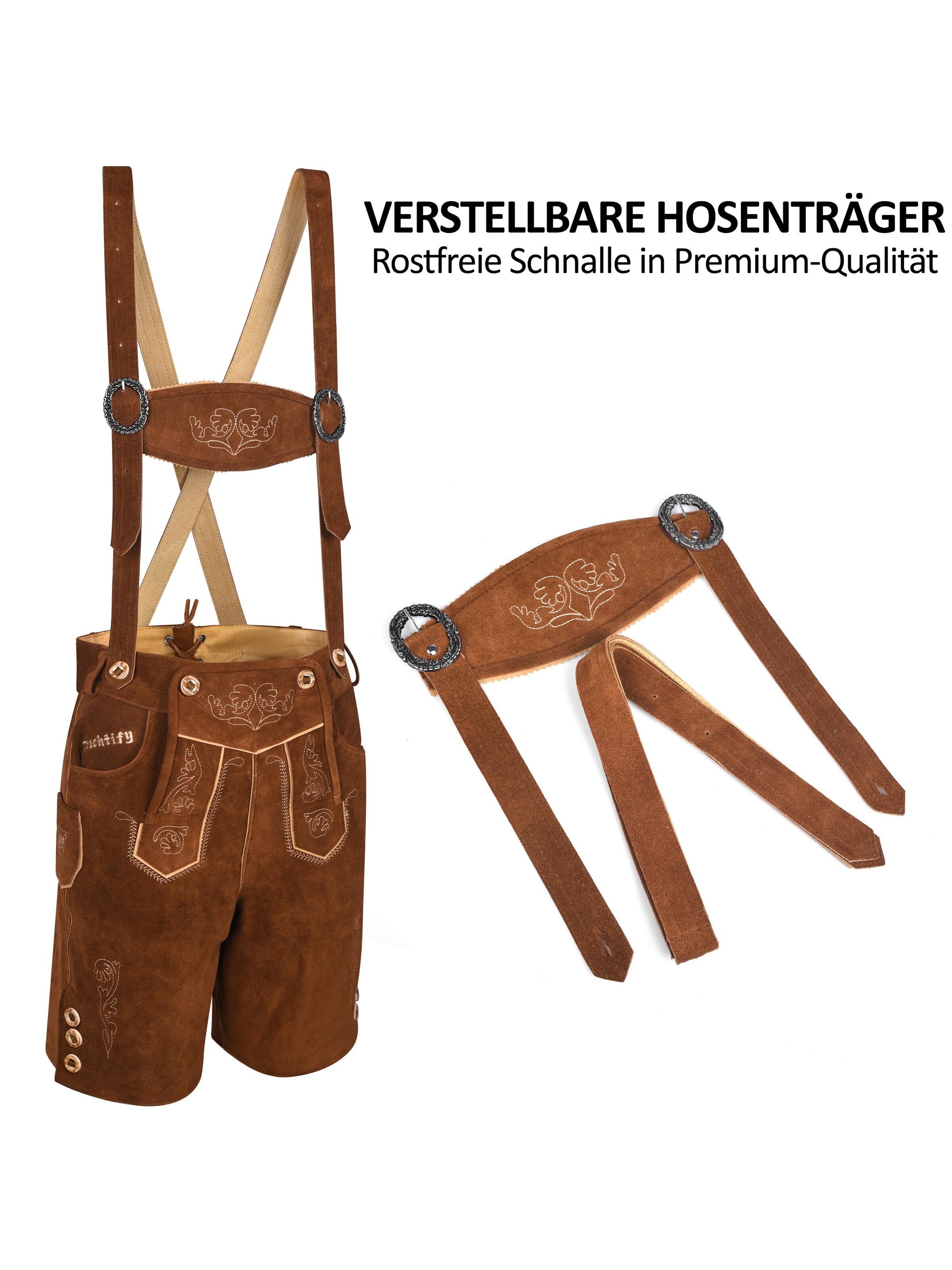 FreakyFits Regular Traditional Pants in Brown