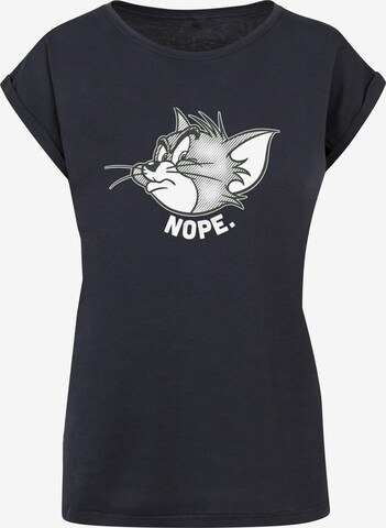 ABSOLUTE CULT T-Shirt 'Tom And Jerry - Nope' in Blau: predná strana