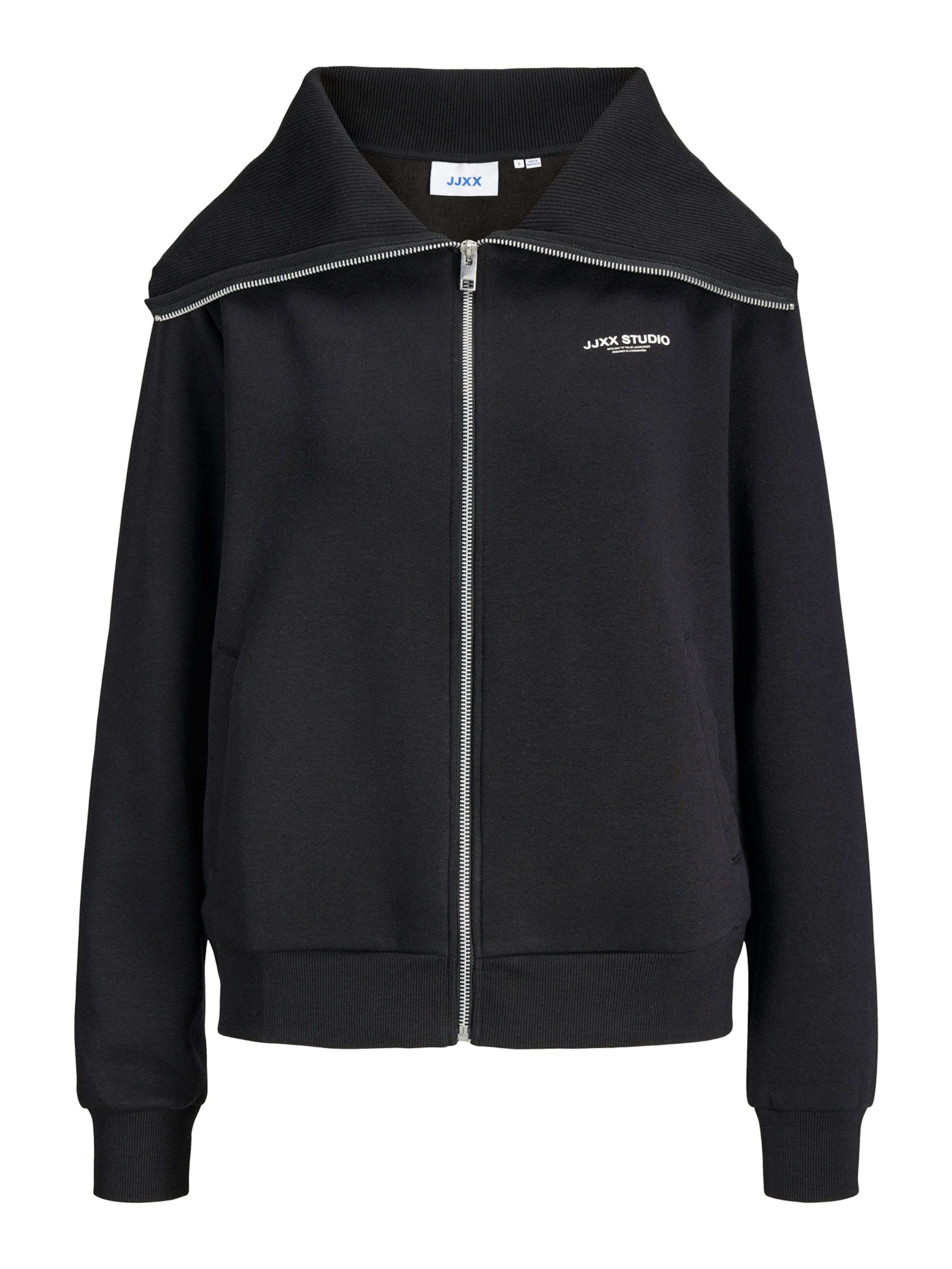JJXX Mikina 'JXSTUDIO' – černá: přední strana