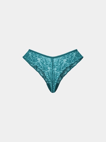 Erlich Textil - Tanga 'Iconic Lace' em azul