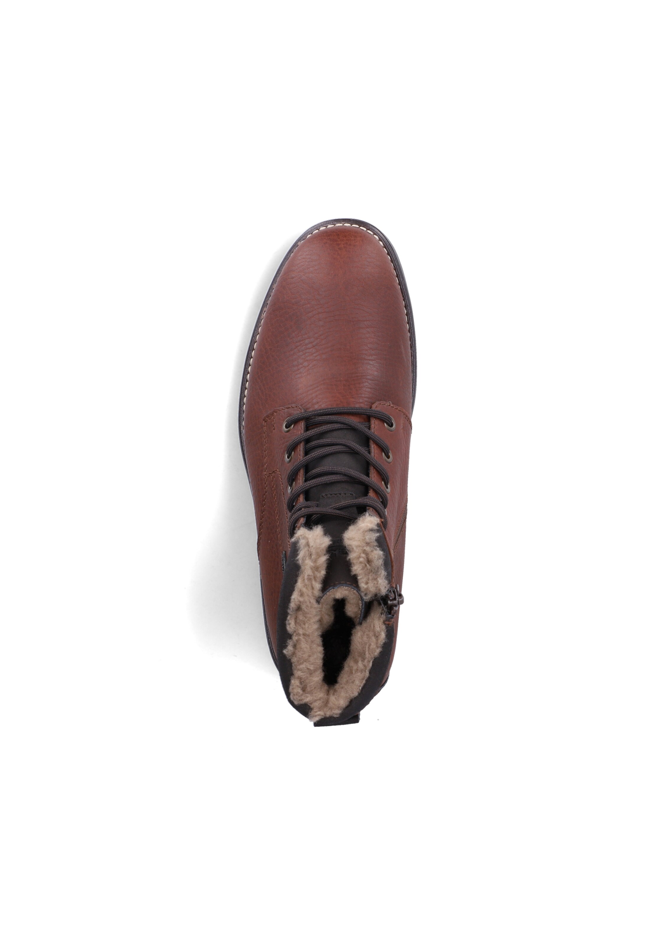 Bottes à lacets Rieker en marron