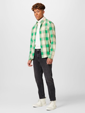 DRYKORN Regular fit Button Up Shirt 'LAREMTO' in Green