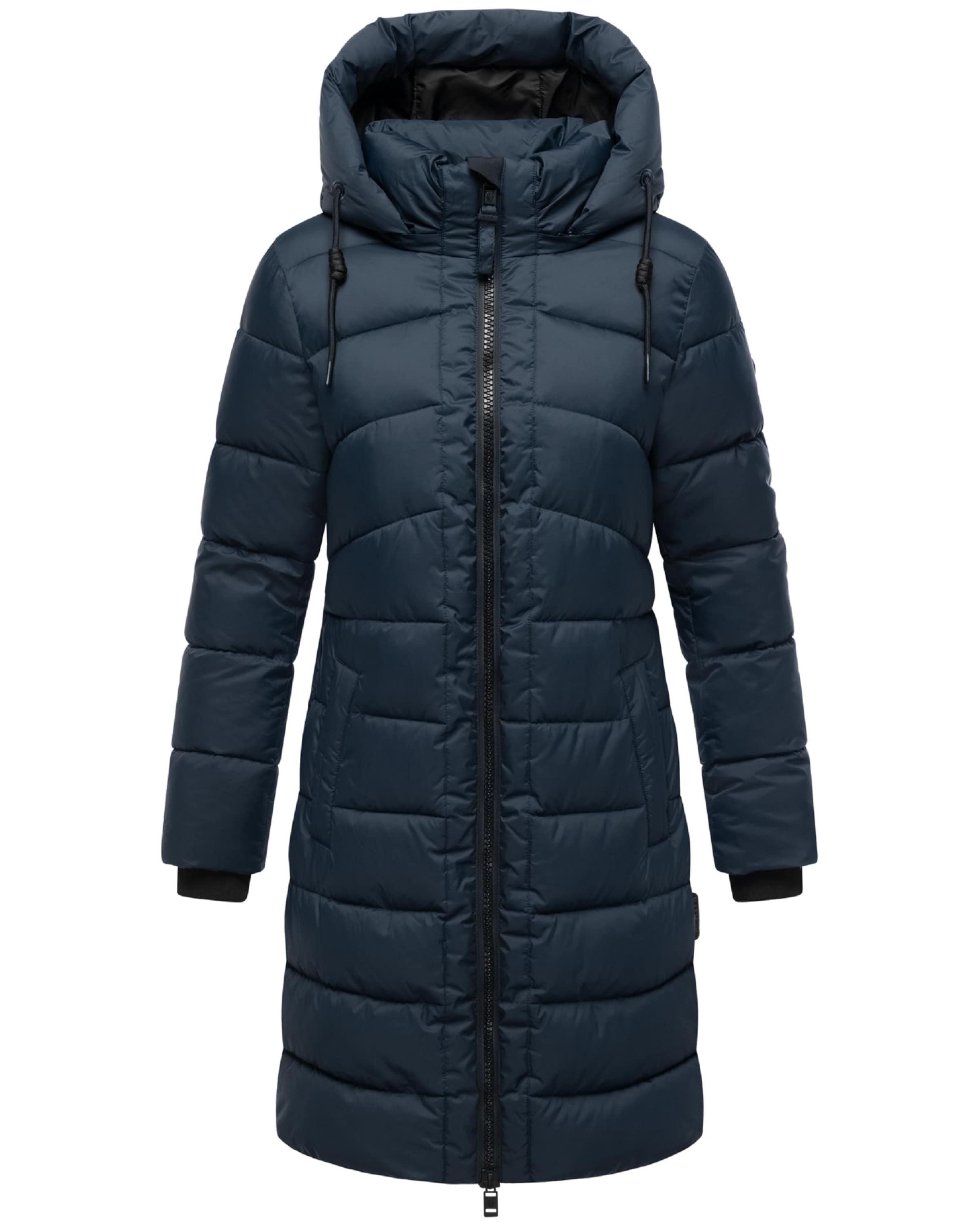 MARIKOO Mantel 'Kaltnäschen 16' in Blau: Vorderseite