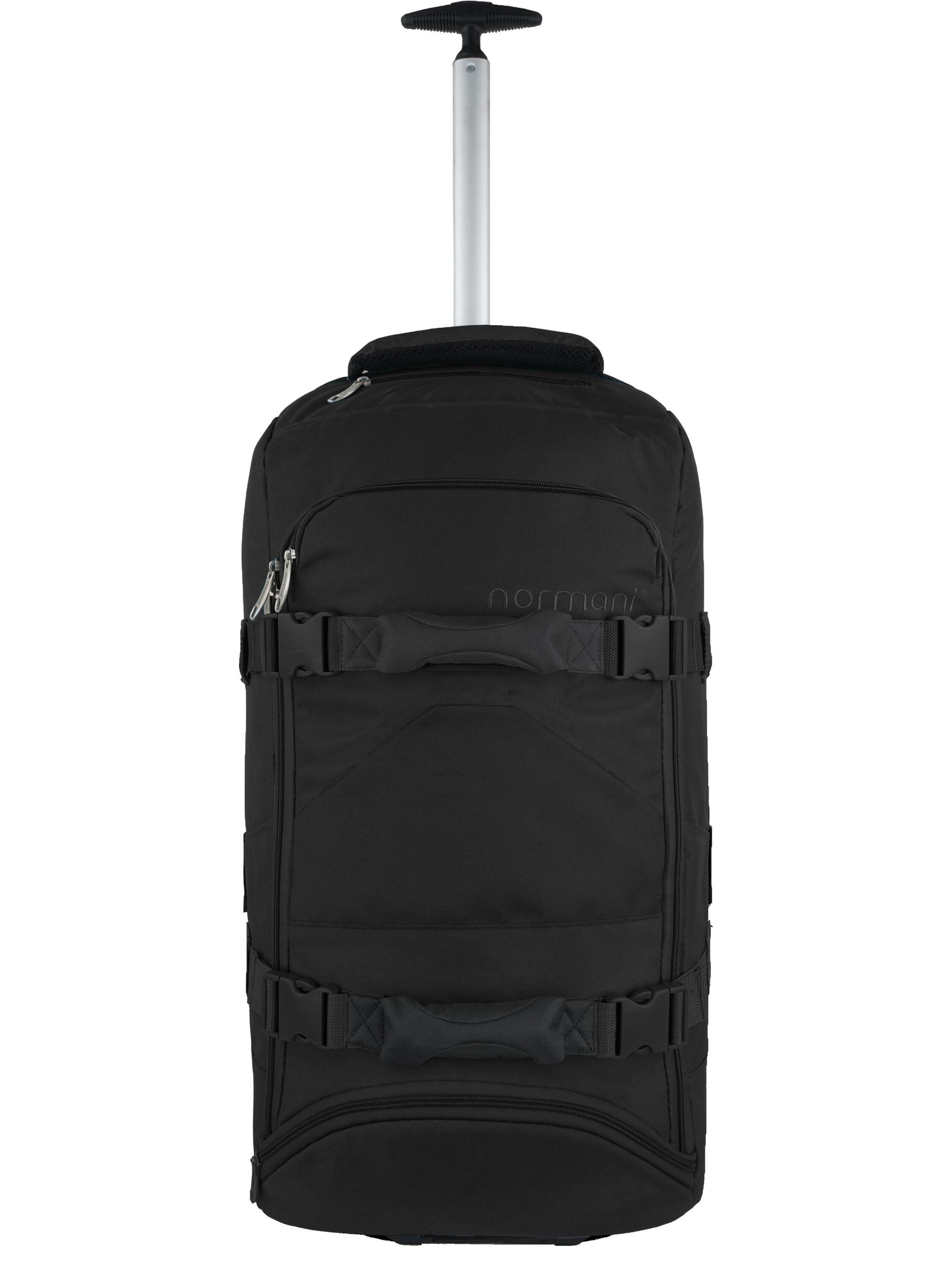 normani Trolley 'Melano90' in Schwarz: Vorderseite